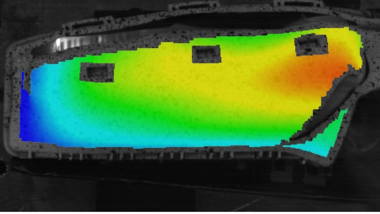 Measuring the Deformation of an Airbag Housing using ARAMIS